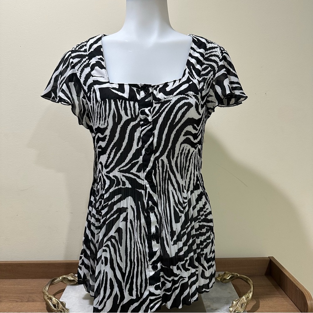 Zebra Print Women's Top